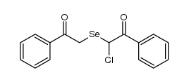 1,5-diphenyl-2-chloro-3-selena-1,5-pentanedione结构式