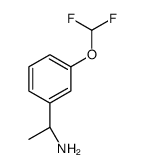 (1S)-1-[3-(Difluoromethoxy)phenyl]ethanamine structure