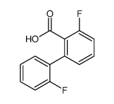 2-fluoro-6-(2-fluorophenyl)benzoic acid结构式