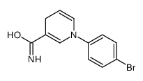 1-(4-bromophenyl)-4H-pyridine-3-carboxamide Structure