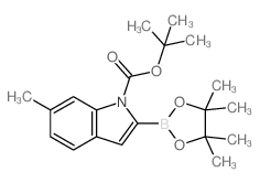 tert-Butyl 6-methyl-2-(4,4,5,5-tetramethyl-1,3,2-dioxaborolan-2-yl)-1H-indole-1-carboxylate picture
