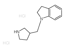 1-(3-Pyrrolidinylmethyl)indoline dihydrochloride Structure