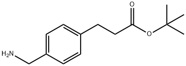 3-(4-Aminomethyl-phenyl)-propionic acid tert-butyl ester Structure