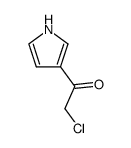 Ethanone, 2-chloro-1-(1H-pyrrol-3-yl)- (9CI) Structure
