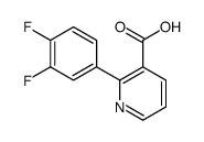 2-(3,4-difluorophenyl)pyridine-3-carboxylic acid结构式