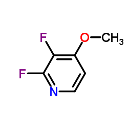 2,3-Difluoro-4-methoxypyridine结构式