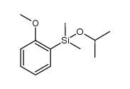 iso-propoxy(2-methoxyphenyl)dimethylsilane结构式