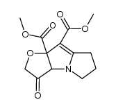 dimethyl 3-oxo-3,3a,5,6,7,8a-hexahydro-2H-furo[2,3-b]pyrrolizine-8,8a-dicarboxylate Structure