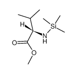 N-trimethylsylilvaline methyl ester Structure