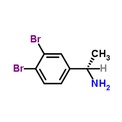 (1S)-1-(3,4-Dibromophenyl)ethanamine结构式