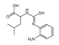 2-(2'-methylpropyl)-N(5)-(2'-aminophenyl)-4-thiohydantoic acid structure