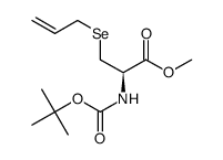 N-Boc-Se-allyl-L-selenocysteine methyl ester结构式