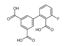 5-(2-carboxy-3-fluorophenyl)benzene-1,3-dicarboxylic acid结构式