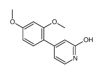 4-(2,4-dimethoxyphenyl)-1H-pyridin-2-one Structure