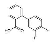 3'-FLUORO-4'-METHYL-[1,1'-BIPHENYL]-2-CARBOXYLIC ACID结构式