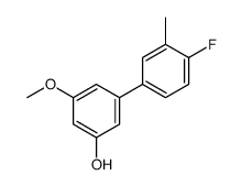 3-(4-fluoro-3-methylphenyl)-5-methoxyphenol结构式