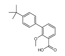 3-(4-tert-butylphenyl)-2-methoxybenzoic acid Structure