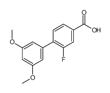 4-(3,5-dimethoxyphenyl)-3-fluorobenzoic acid Structure