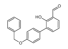 2-hydroxy-3-(4-phenylmethoxyphenyl)benzaldehyde结构式