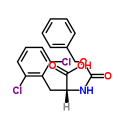 N-[(Benzyloxy)carbonyl]-2,6-dichlorophenylalanine结构式