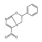 5-nitro-2-phenyl-2,3-dihydroimidazo[2,1-b][1,3]oxazole结构式