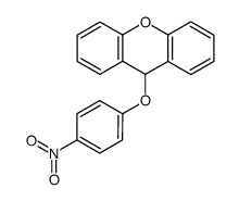 9-(4-nitrophenoxy)-9H-xanthene Structure