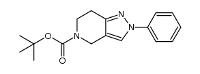 tert-butyl 2-phenyl-6,7-dihydro-2H-pyrazolo[4,3-c]pyridine-5(4H)-carboxylate Structure