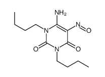 6-Amino-1,3-dibutyl-5-nitroso-2,4(1H,3H)-pyrimidinedione Structure