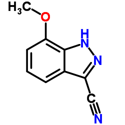 7-Methoxy-1H-indazole-3-carbonitrile Structure