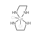 2-azanidylethylazanide; dichlorocobalt结构式