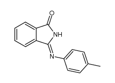 3-(p-tolylimino)-isoindolinone结构式