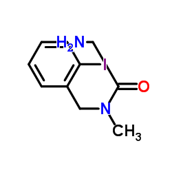N-(2-Iodobenzyl)-N-methylglycinamide结构式
