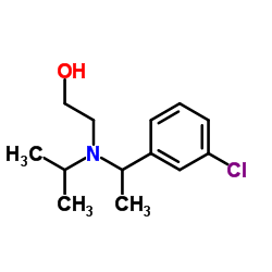 2-{[1-(3-Chlorophenyl)ethyl](isopropyl)amino}ethanol Structure