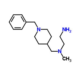 N-[(1-Benzyl-4-piperidinyl)methyl]-N-methyl-1,2-ethanediamine结构式