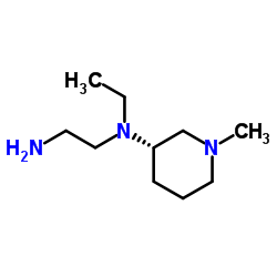 N-Ethyl-N-[(3S)-1-methyl-3-piperidinyl]-1,2-ethanediamine Structure