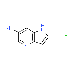 1H-吡咯并[3,2-b]吡啶-6-胺盐酸盐结构式