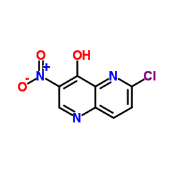 6-Chloro-3-nitro-[1,5]naphthyridin-4-ol Structure