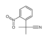 2-methyl-2-(2-nitrophenyl)propanenitrile Structure