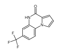 7-(trifluoromethyl)pyrrolo[1,2-a]quinoxalin-4(5H)-one结构式