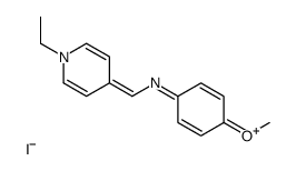 1-(1-ethylpyridin-1-ium-4-yl)-N-(4-methoxyphenyl)methanimine,iodide Structure