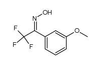 2,2,2-Trifluoro-1-(3-methoxyphenyl)ethanone oxime结构式