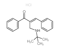 Chalcone, a-[(tert-butylamino)methyl]-,hydrochloride, (E)- (8CI) structure