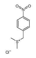 dimethyl-[(4-nitrophenyl)methyl]sulfanium,chloride Structure