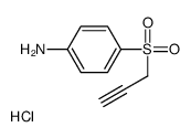 4-prop-2-ynylsulfonylaniline,hydrochloride结构式
