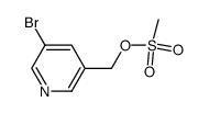 methanesulfonic acid 5-bromo-pyridin-3-ylmethyl ester Structure