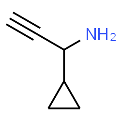 1-环丙基-2-丙炔-1-胺结构式