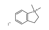 N,N-Dimethylindolinium iodide Structure