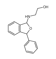 2-(2'-hydroxyethyl)amino-5-phenyl-2,5-dihydro-3,4-benzofuran Structure