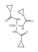 1-Aziridinecarboxamide,N,N',N''-phosphinylidynetris- (8CI,9CI) structure