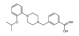 3-[[4-(2-propan-2-yloxyphenyl)piperazin-1-yl]methyl]benzamide Structure